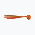 Przynęta gumowa Relax Kingshad 3 Laminated 4 szt. Маслиново-черен блясък / Оранжево-сребърен блясък KS3