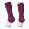 ASSOS GT C2 червени и бели чорапи P13.60.700.4O.0 2