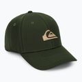 Мъжка шапка с козирка Quiksilver Decades dark olive