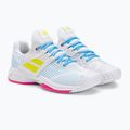 Babolat дамски обувки за тенис 21 Jet Mach 3 Clay white/sulphur spring 4