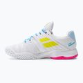 Babolat дамски обувки за тенис 21 Jet Mach 3 Clay white/sulphur spring 10
