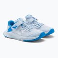 Babolat 21 Pulsion AC детски обувки за тенис бяло/синьо 5