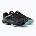 Babolat Sensa black/tanager turquoise дамски обувки за гребане 5