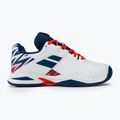 Детски обувки за тенис Babolat Propulse All Court white/estate blue 2