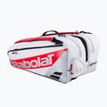 Чанта за падел Babolat RH Pro Juan Lebron 62 l white/ silver/ red
