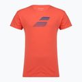 Мъжка тениска Babolat Exercise Big Flag hot coral