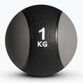 Медицинска топка Sveltus Rubber 1 kg сива/черна 2