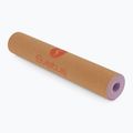 Подложка за упражнения Sveltus Cork Yoga mat natural/ lilac 6
