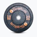 Олимпийски бъмпер тежести Sveltus Olympic Disc Bumper 2.5 kg black