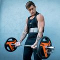 Прав лост за щанги Sveltus Training Bar + 2 Spring Collars 175 cm chrome 7