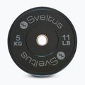 Олимпийски бъмпер тежести Sveltus Training 5 kg black