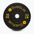 Олимпийски бъмпер тежести Sveltus Training 15 kg black