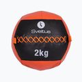 Медицинска топка Sveltus Wall Ball 2 kg black/red