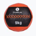 Медицинска топка Sveltus Wall Ball 9 kg black/red