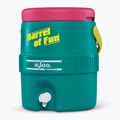 Резервоар за вода Igloo Retro Barrel Of Fun 2 Gallon 7,6 литра тъмен нефрит/синьо пурпурно/живописно жълто 3