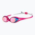 Детски очила за плуване arena Spider JR Mirror white/pink/fuchsia 6