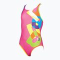 Детски бански от една част arena Patch One Piece L розов 2A787 6
