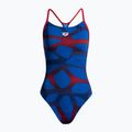 Дамски бански костюм от една част arena Spider Booster Back One Piece blue 000060/724
