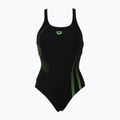 Дамски бански костюм от една част arena Shadow One Piece black/green 000088/506 4