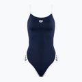 Дамски бански костюм от една част arena Team Stripe Super Fly Back One Piece тъмносин 001195/701
