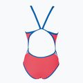 Дамски бански костюм от една част arena Team Stripe Super Fly Back One Piece червено-син 001195/477 6