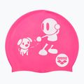 Детска шапка за плуване arena Kun Cap pink 91552/901