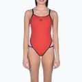 Дамски бански костюм arena Team Stripe Super Fly Back One Piece червено/черно 001195/415 5
