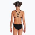 Детски бански костюм от една част arena Team Challenge Solid black/white 5