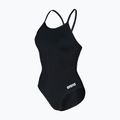 Дамски цял костюм за плуване Arena Team Light Drop Solid black/white 3