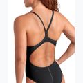 Дамски цял костюм за плуване Arena Team Light Drop Solid black/white 9