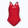 Детски цял бански костюм arena Team Swim Pro Solid red/white