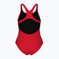 Детски цял бански костюм arena Team Swim Pro Solid red/white 2