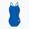 Дамски цял костюм за плуване Arena Team Light Drop Solid royal/white