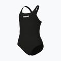 Детски цял бански костюм arena Team Swim Pro Solid black/white 4