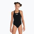 Детски цял бански костюм arena Team Swim Pro Solid black/white 5