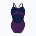 Дамски цял костюм за плуване Arena Team Light Drop Solid plum/white 2