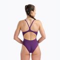 Дамски цял костюм за плуване Arena Team Light Drop Solid plum/white 7