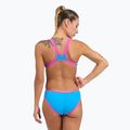 Дамски бански костюм от една част arena One Biglogo One Piece turquoise/fluo pink 3