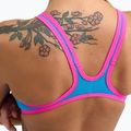 Дамски бански костюм от една част arena One Biglogo One Piece turquoise/fluo pink 6