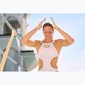 Дамски цял костюм за плуване Arena One Biglogo One Piece white/gold 12