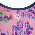 Дамски бански костюм от една част arena Rose Texture Swimsuit Xcross Back multi pink/navy 3