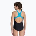 Детски бански от една част arena Multi Pixels New Swim Pro Back черен/тюркоазен 4