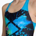 Детски бански от една част arena Multi Pixels New Swim Pro Back черен/тюркоазен 5