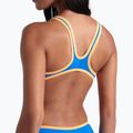 Дамски бански костюм от една част arena One Biglogo One Piece blue river/fluo orange 5