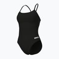 Дамски бански костюм от една част arena Lace Back Solid black/white 4