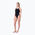 Дамски бански костюм от една част arena Lace Back Solid black/white 6