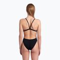 Дамски бански костюм от една част arena Lace Back Solid black/white 7