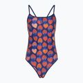 Дамски бански костюм от една част arena Reversible Swimsuit Challenge Back navy/multi 4