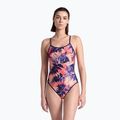 Дамски бански костюм от една част arena Reversible Swimsuit Challenge Back navy/multi 7