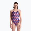 Дамски бански костюм от една част arena Reversible Swimsuit Challenge Back navy/multi 8